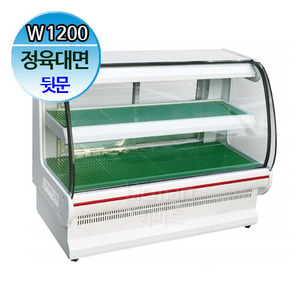 한국냉동산업 정육쇼케이스 1200 정육대면 (직냉식, 전면유리고정)주방빅마트